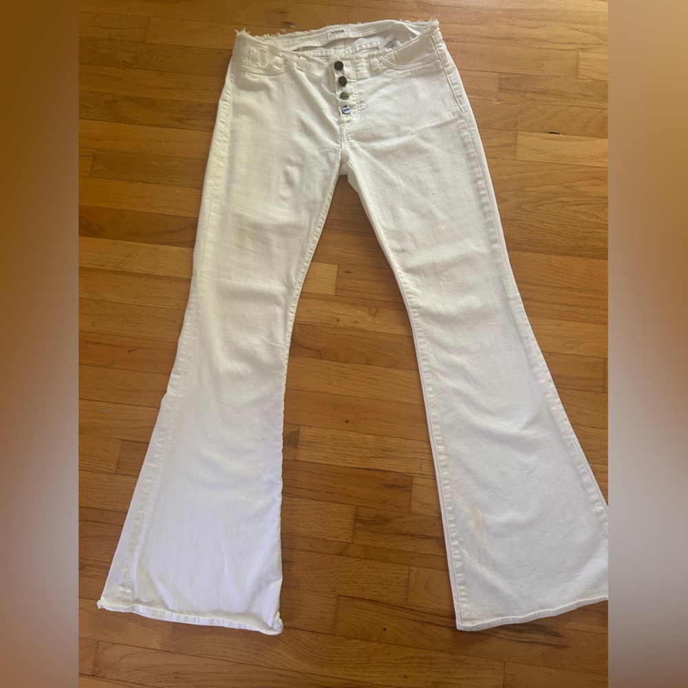 Hudson Jeans White Denim Flare